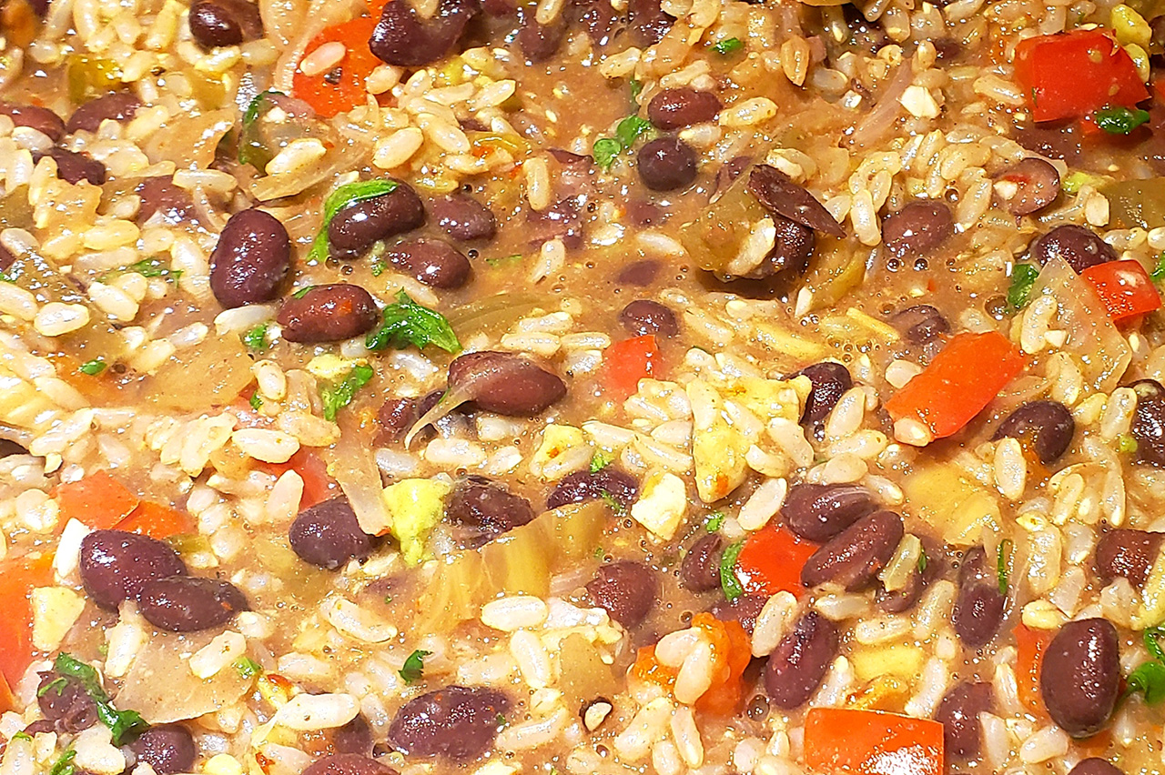 Coconut Brown Rice & Black Beans