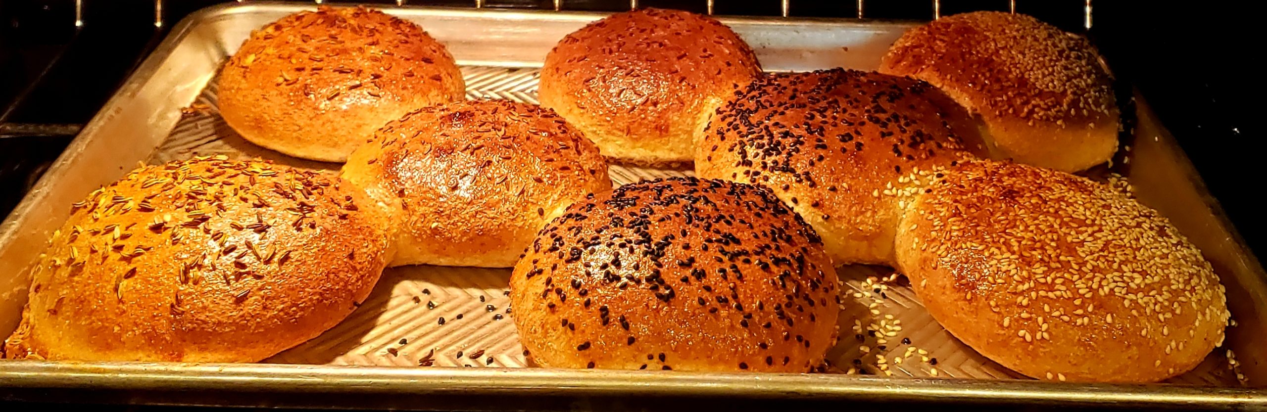 All Grain Veggie Burger Quick Sourdough Buns