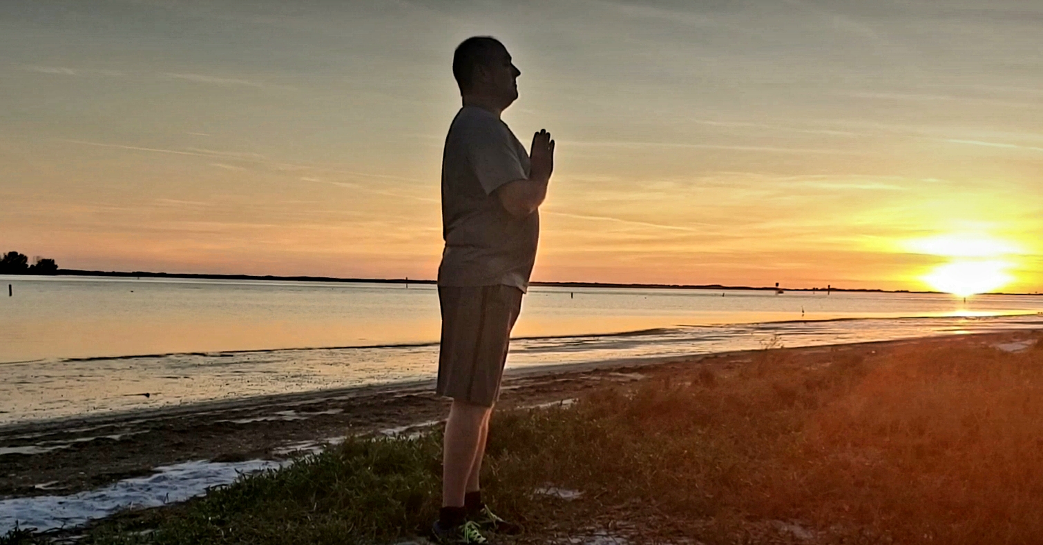 Sunset Yoga on Dunedin Causeway